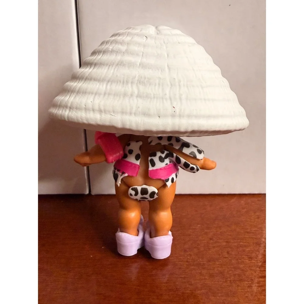 LOL Surprise Doll Lot Sis Cheer 80s BB Glitter Hair Animal Print Figures 3 Inch